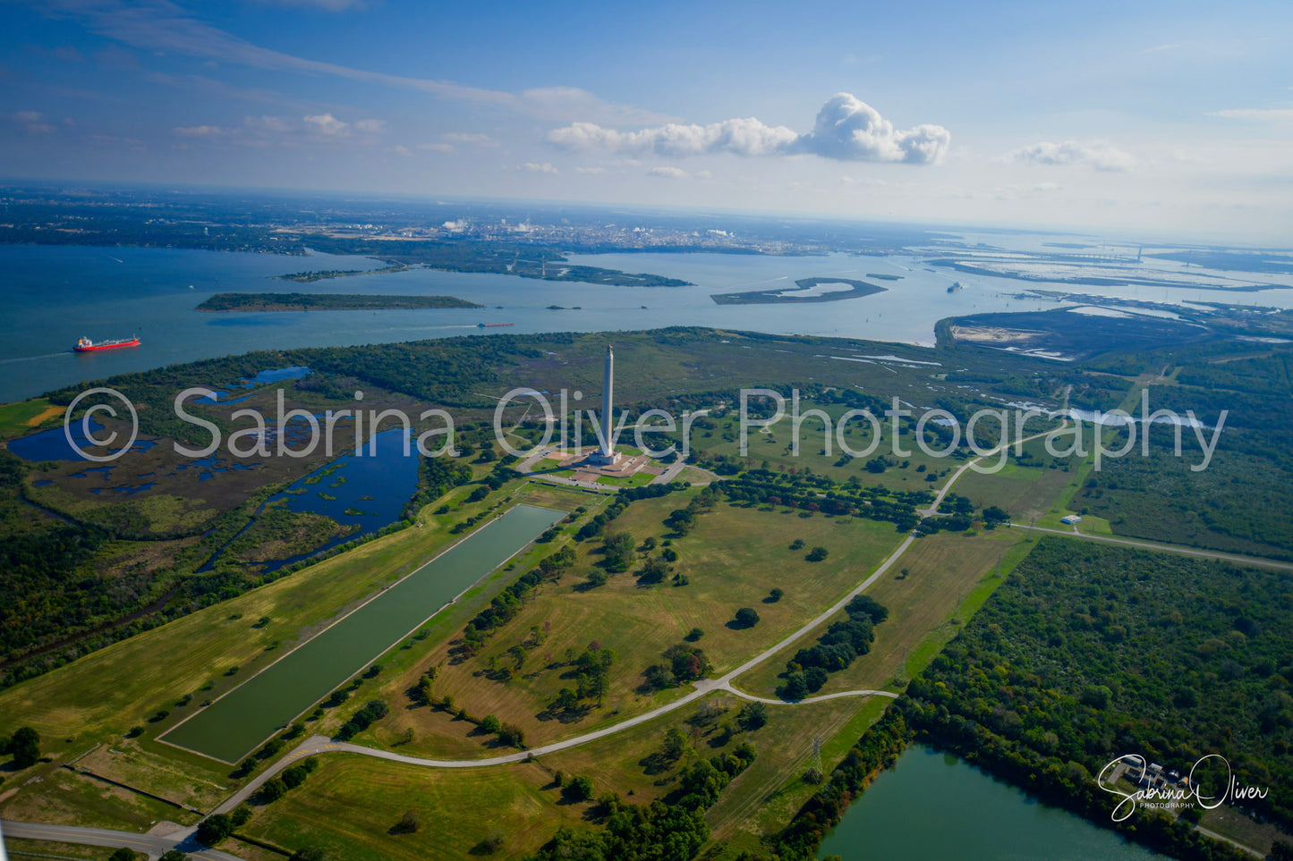 San Jacinto Monument - Aerial View