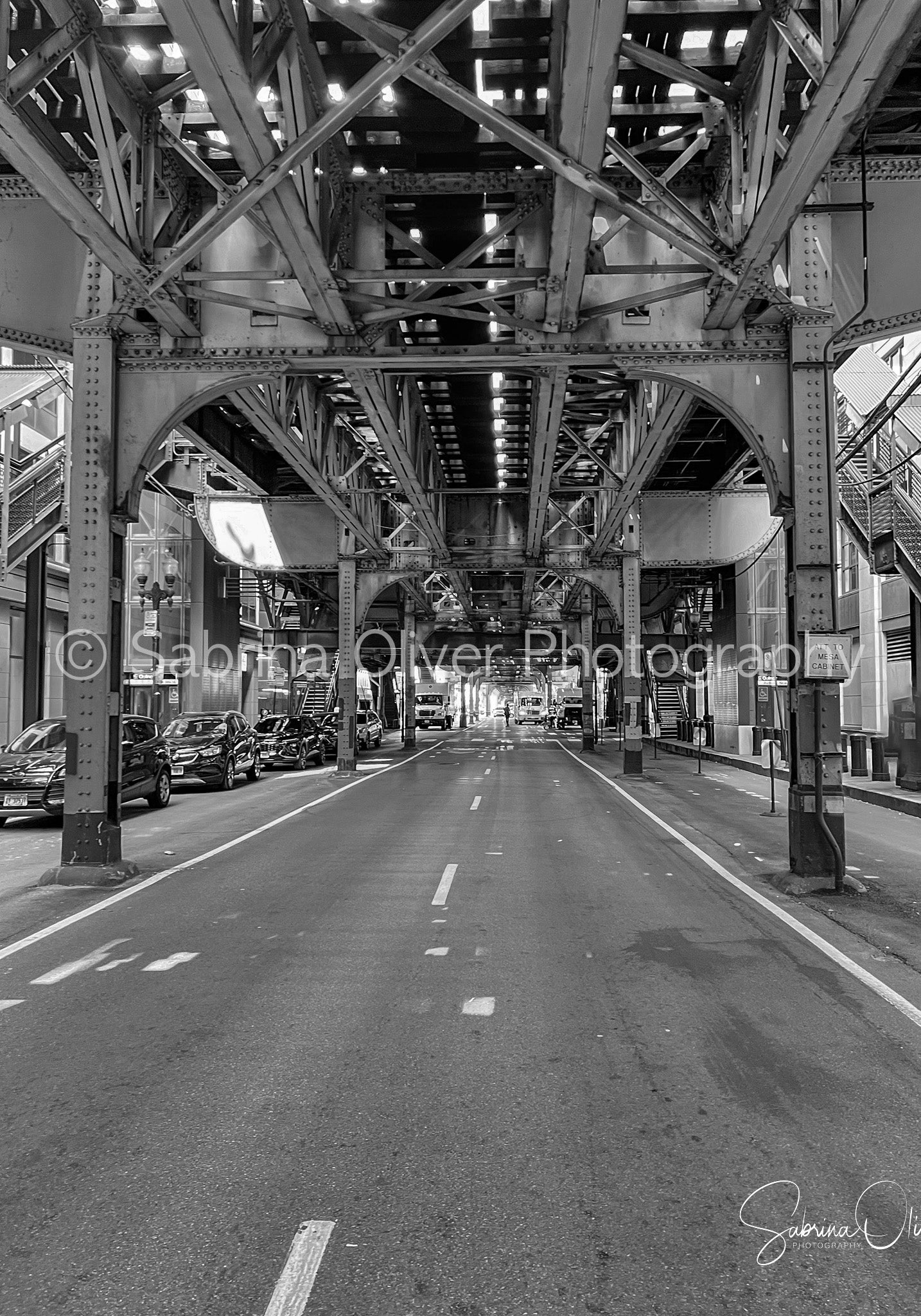 The L - Chicago B&W